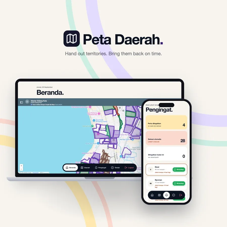 Peta Daerah Tracking